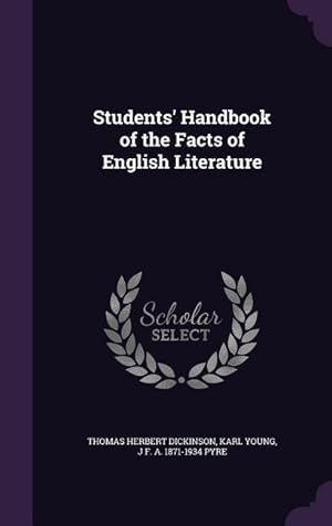 Immagine del venditore per Students\ Handbook of the Facts of English Literature venduto da moluna