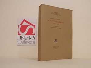 Bild des Verkufers fr Scritti letterari (1934-1974) zum Verkauf von Libreria Spalavera