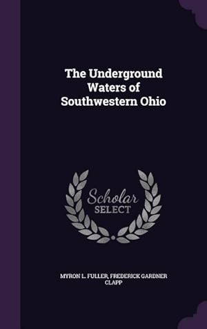 Seller image for The Underground Waters of Southwestern Ohio for sale by moluna