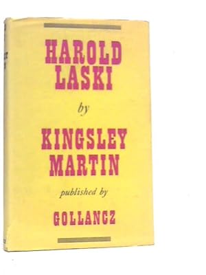 Bild des Verkufers fr Harold Laski (1893-1950): A Biographical Memoir zum Verkauf von World of Rare Books