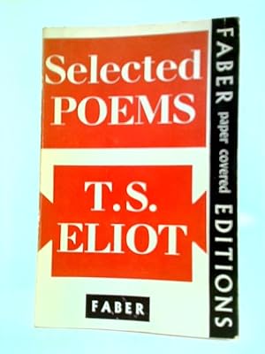 Bild des Verkufers fr Selected Poems zum Verkauf von World of Rare Books