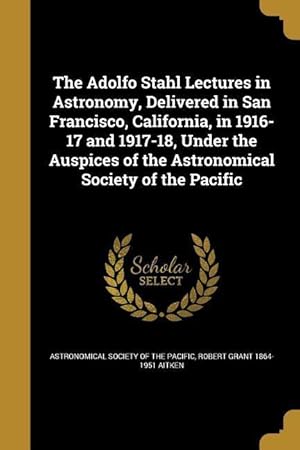 Seller image for ADOLFO STAHL LECTURES IN ASTRO for sale by moluna