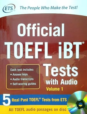 Immagine del venditore per Official Toefl Ibt Tests With Audio - Volume 1 venduto da Librodifaccia