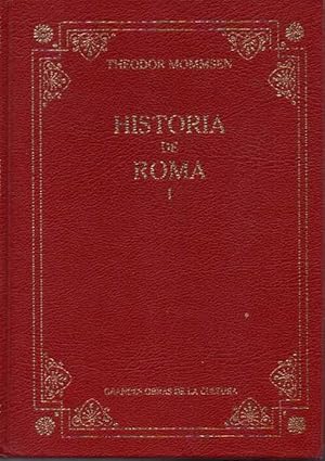 Imagen del vendedor de HISTORIA DE ROMA. I. a la venta por Books Never Die