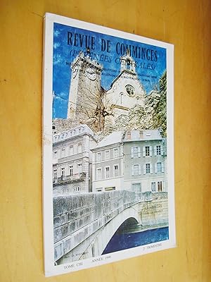 Revue de Comminges Pyrénées centrales tome CIII 1990 Trimestre 2
