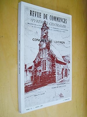 Revue de Comminges Tome CII Année 1989 1er trimestre