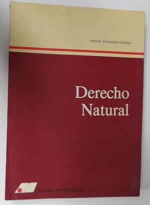 Imagen del vendedor de Derecho natural. a la venta por La Leona LibreRa