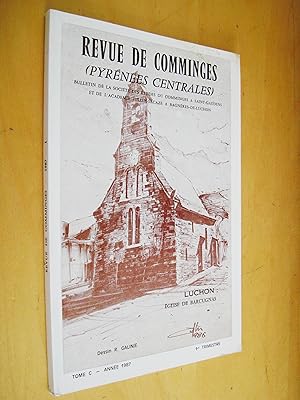 Revue de Comminges Tome C Année 1987 1er trimestre