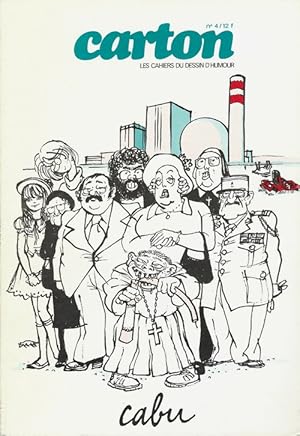 Image du vendeur pour Revue Carton / Les Cahiers du dessin d'humour n 4 : Cabu. mis en vente par Librairie Victor Sevilla