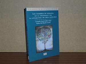 Imagen del vendedor de LOS NOMBRES DE PERSONA EN LA SOCIEDAD Y EN LA LITERATURA DE LAS TRES CULTURAS a la venta por Libros del Reino Secreto