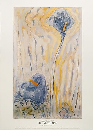 1996 Dutch Exhibition Poster, Aronskelken (Calla Lillies), Piet Mondrian