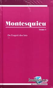 Bild des Verkufers fr Montesquieu Tome1 - De l'esprit des lois zum Verkauf von Dmons et Merveilles