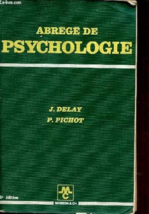 Bild des Verkufers fr Abrg de psychologie - 3e dition (3e tirage). zum Verkauf von Le-Livre