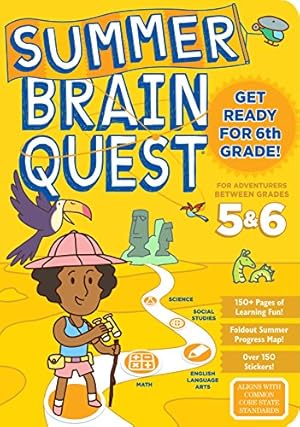 Bild des Verkufers fr Summer Brain Quest: Between Grades 5 & 6 zum Verkauf von -OnTimeBooks-