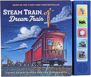 Immagine del venditore per Steam Train Dream Train Sound Book: (Sound Books for Baby, Interactive Books, Train Books for Toddlers, Children's Bedtime Stories, Train Board Books) (Goodnight, Goodnight Construction Site) venduto da -OnTimeBooks-