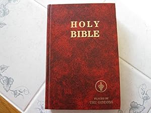 Seller image for Holy Bible - King James Version (KJV) - Placed by The Gideons International - Red Cover for sale by -OnTimeBooks-