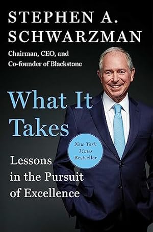 Image du vendeur pour What It Takes: Lessons in the Pursuit of Excellence mis en vente par -OnTimeBooks-