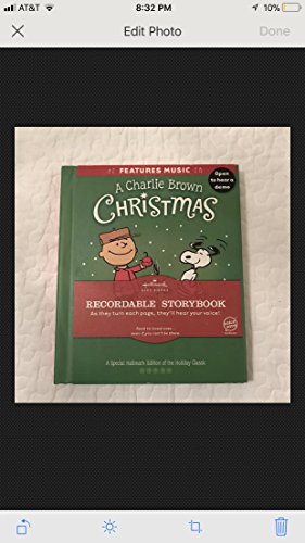 Bild des Verkufers fr A Charlie Brown Christmas Hallmark Recordable Storybook (A Special Hallmark Edition of the Holiday Classic) zum Verkauf von -OnTimeBooks-