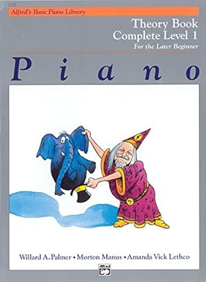 Immagine del venditore per Alfred's Basic Piano Library Theory Complete, Bk 1: For the Later Beginner (Alfred's Basic Piano Library, Bk 1) venduto da -OnTimeBooks-