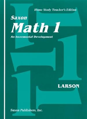 Imagen del vendedor de Saxon Math 1 An Incremental Development: Home Study Teachers Edition a la venta por -OnTimeBooks-