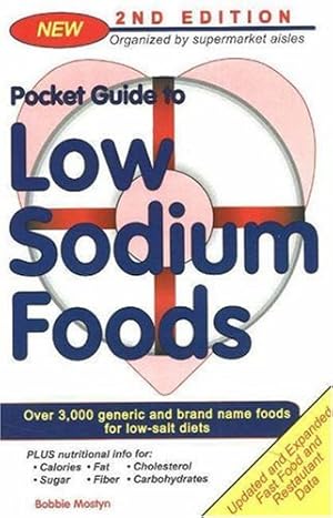Seller image for Pocket Guide to Low Sodium Foods for sale by -OnTimeBooks-