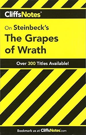 Immagine del venditore per CliffsNotes on Steinbeck's The Grapes of Wrath (Cliffsnotes Literature Guides) venduto da -OnTimeBooks-