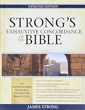 Immagine del venditore per Strong's Exhaustive Concordance of the Bible venduto da -OnTimeBooks-