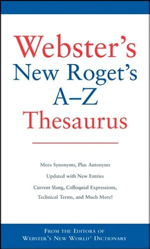 Image du vendeur pour Webster's New World Roget's A-Z Thesaurus mis en vente par -OnTimeBooks-