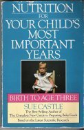 Seller image for Nutrition for Your Child's Most Important Years: Birth to Age Three for sale by -OnTimeBooks-