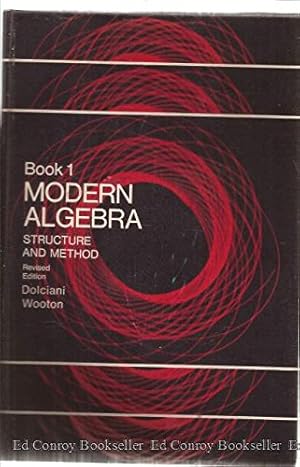 Immagine del venditore per Book One Modern Algebra Structure and Method venduto da -OnTimeBooks-