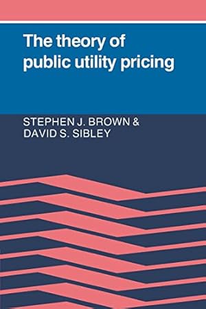 Imagen del vendedor de The Theory of Public Utility Pricing a la venta por -OnTimeBooks-