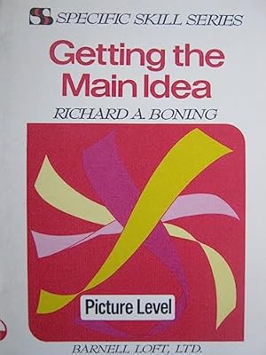 Seller image for Getting the Main Idea PICTURE LEVEL (Specific Skill Series) for sale by -OnTimeBooks-