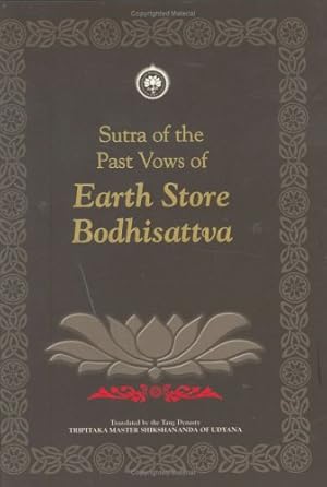 Bild des Verkufers fr Sutra of the Past Vows of Earth Store Bodhisattva zum Verkauf von -OnTimeBooks-