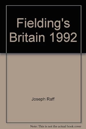 Seller image for Fielding's Britain 1992 for sale by -OnTimeBooks-