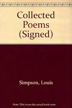 Seller image for Collected Poems (Signed) for sale by -OnTimeBooks-