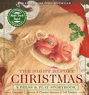 Seller image for The Night Before Christmas Press and Play Storybook: The Classic Edition Hardcover Book Narrated by Jeff Bridges for sale by -OnTimeBooks-