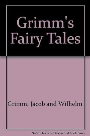 Imagen del vendedor de Grimm's Fairy Tales a la venta por -OnTimeBooks-