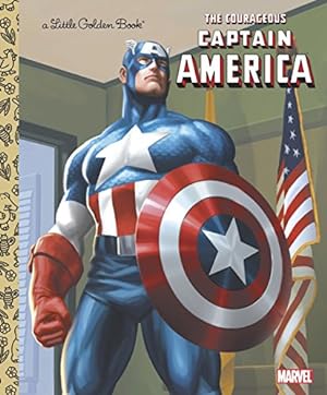 Image du vendeur pour The Courageous Captain America (Marvel: Captain America) (Little Golden Book) mis en vente par -OnTimeBooks-