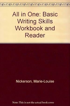 Seller image for All in one: Basic writing skills workbook and reader for sale by -OnTimeBooks-