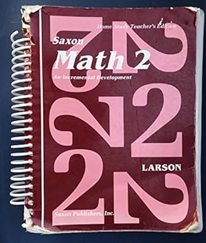 Seller image for Math 2: An Incremental Development [Home School Teachers Edition] for sale by -OnTimeBooks-