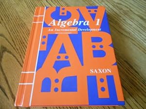 Bild des Verkufers fr Algebra 1 : An Incremental Development zum Verkauf von -OnTimeBooks-