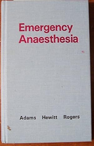 Seller image for Emergency Anesthesia for sale by -OnTimeBooks-