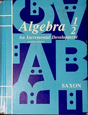 Seller image for Algebra One-Half: An Incremental Development for sale by -OnTimeBooks-