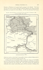 The inundation of the polders during the siege of antwerp in 1585,1882 1800s Antique Map