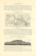 The Canal at Ymuiden and Pier head Section,1882 1800s Antique Map