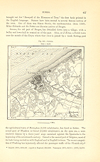 Ostend or Oostende in the province of West Flanders of Belgium,1882 1800s Antique Map