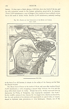 Namur in the Wallonia region of Belgium ,1882 1800s Antique Map