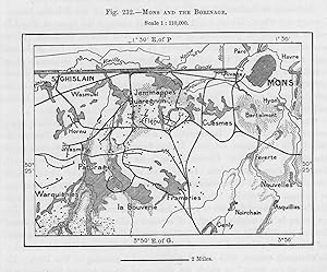 Ghent or Gent in the Flemish region of Belgium,1882 1800s Antique Map