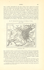 Liege in the region of Wallonia in Belgium,1882 1800s Antique Map