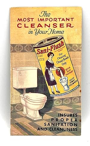 [DOMESTIC SCIENCE] Sani-Flush Advertisement The Most Important Cleanser in Your Home